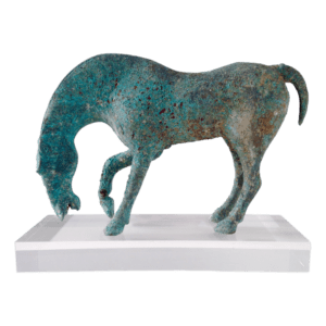 Drinking Horse on Stand