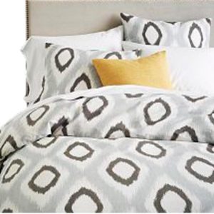 Ikat Diamond Duvet + Sham