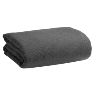 Plisse Charcoal Blanket