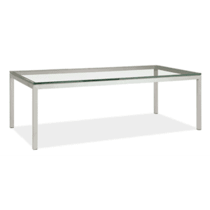 Portica 48" Stainless Cocktail Table
