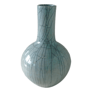 Crackled Gourd Vase