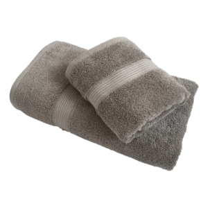 Gray Bath + Hand Towel Set