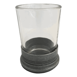 Pewter Base Bathroom Cup