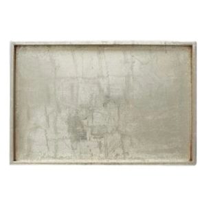 Silver Leaf Lacquer Tray