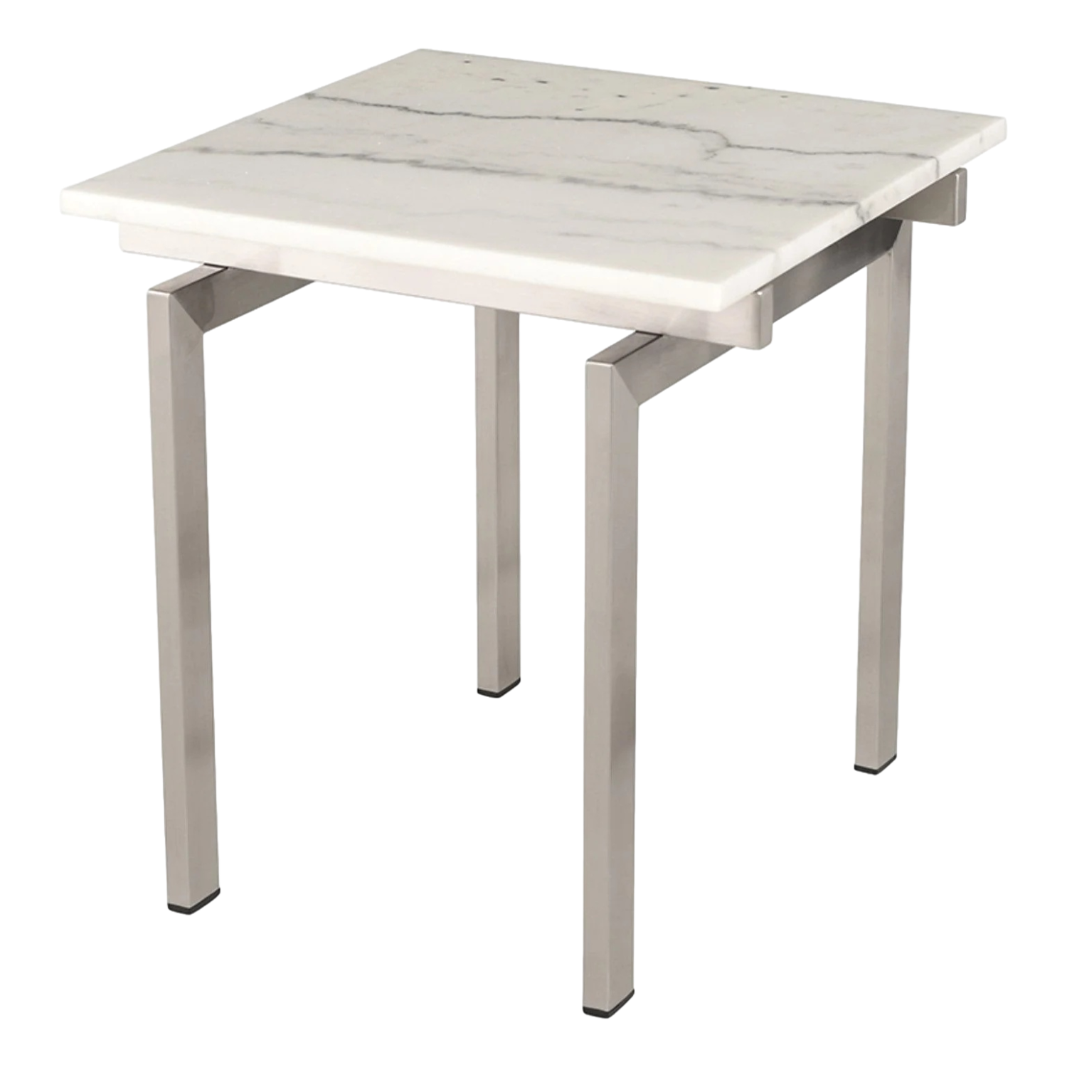 Louvre Side Table Stainless