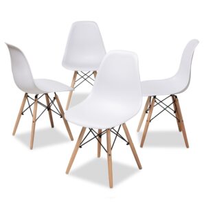 Serina White Dining Chairs