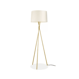 Tri Plex White Floor Lamp