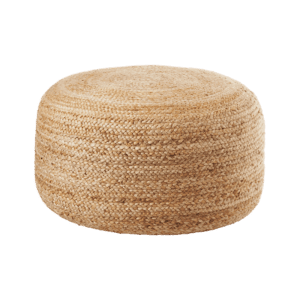 Braided Hemp Ottoman