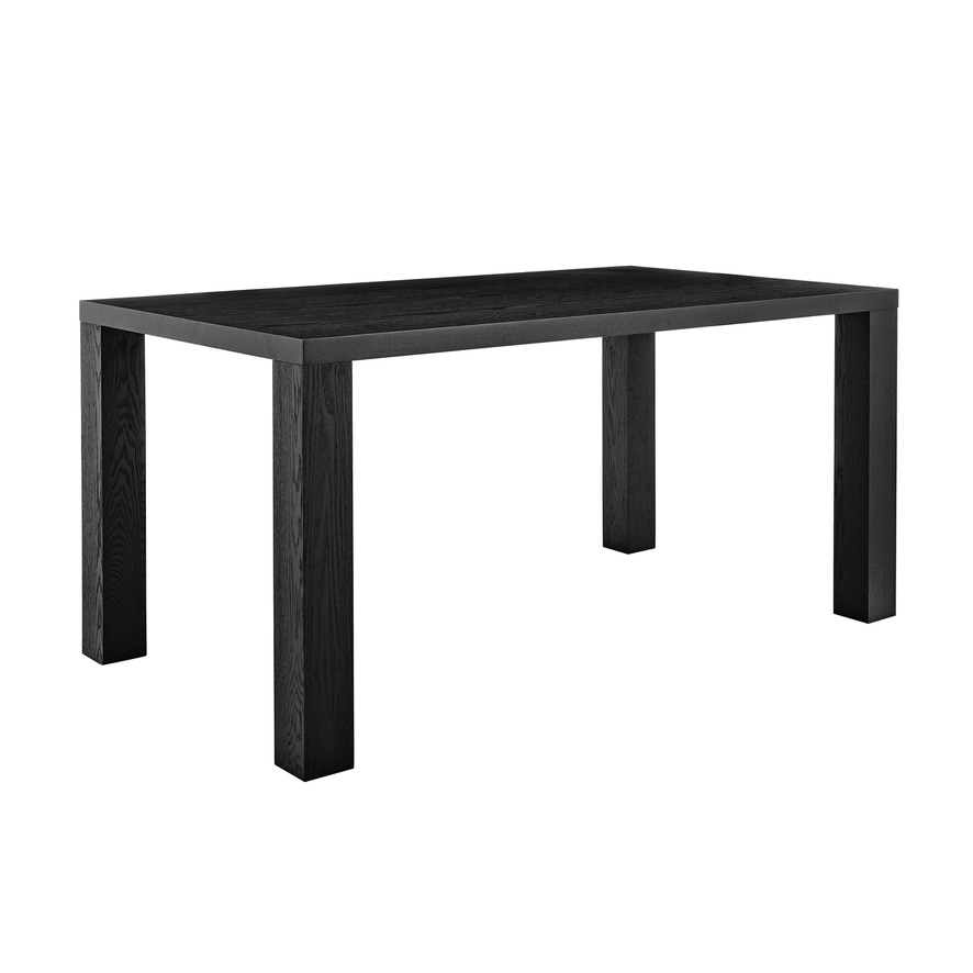 Abby 63" Black Dining Table