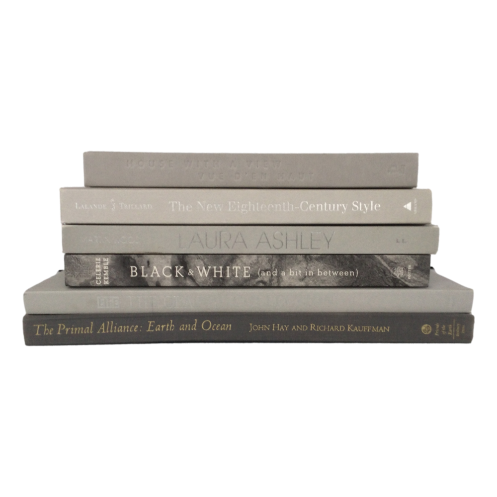 Gray Coffee Table Books