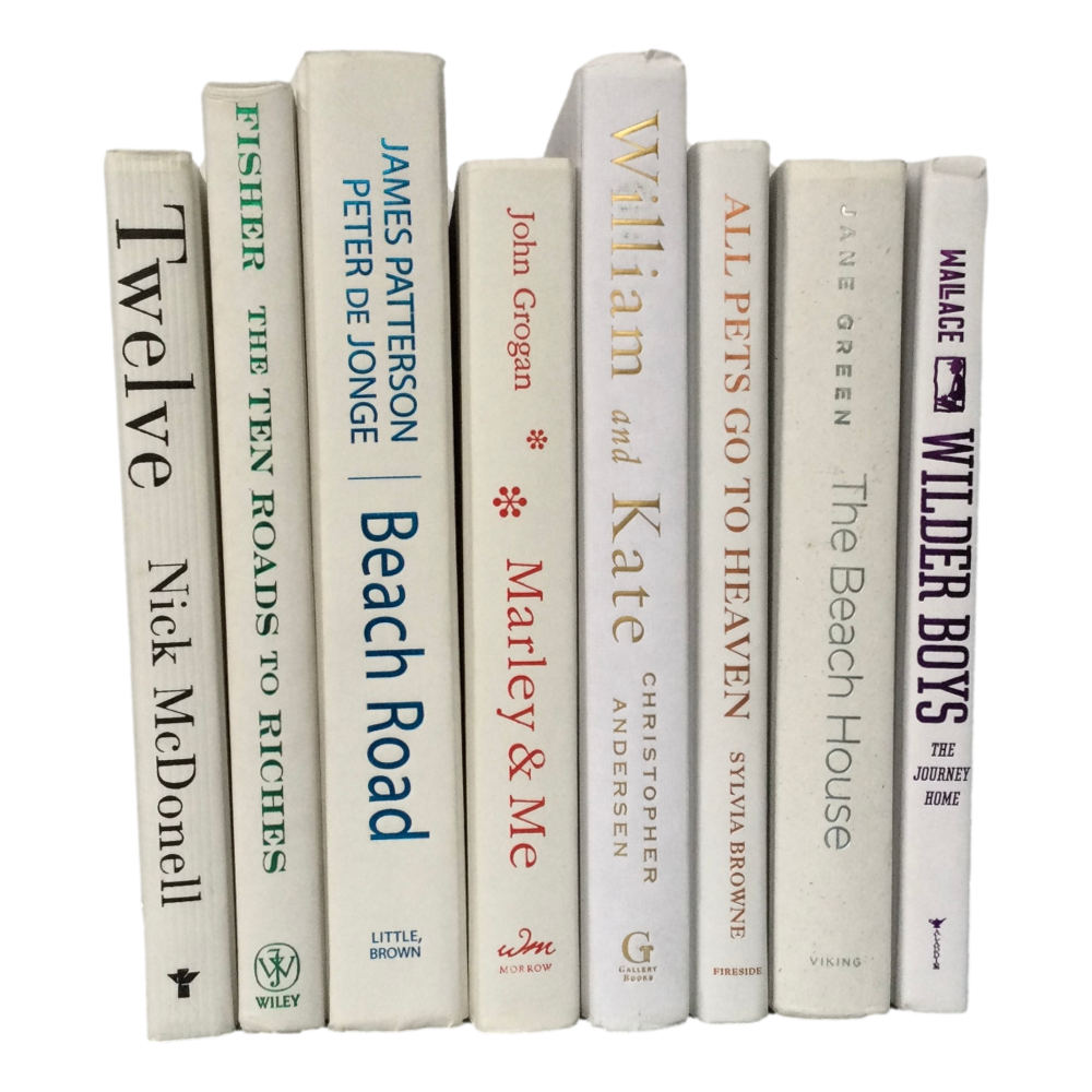 White Hardcover Books