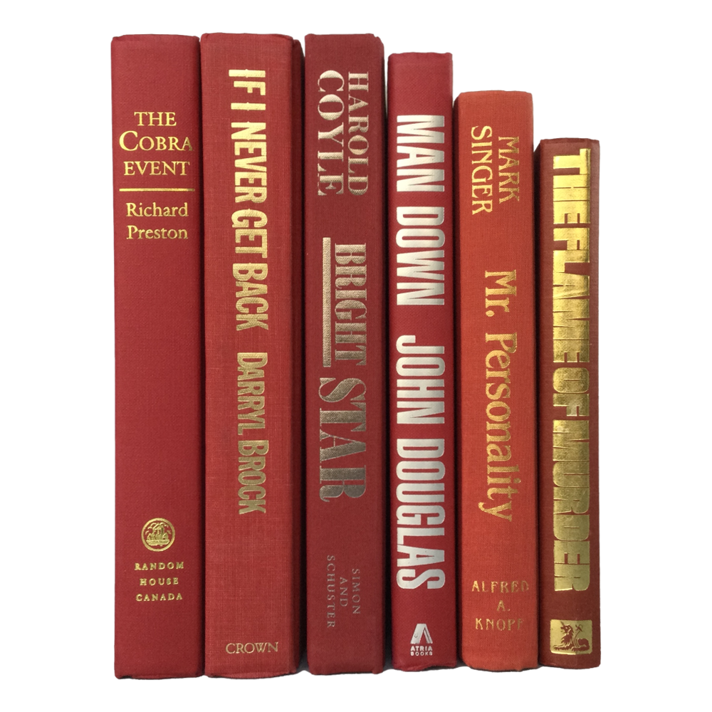 Red Hardcover Books