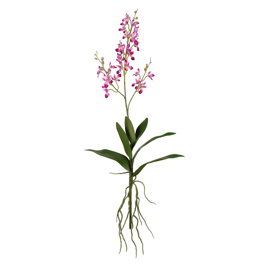 Mini Artificial Purple Orchid Spray 30"