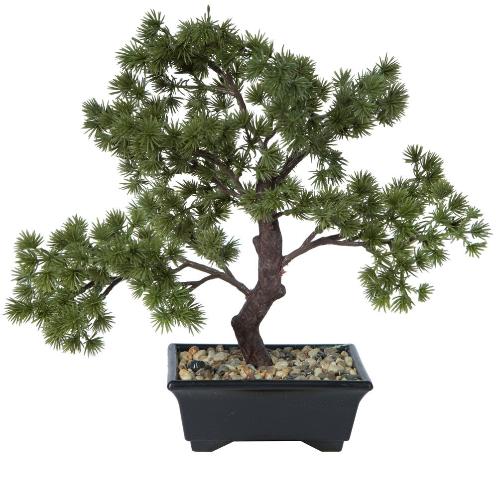 Faux Pine Bonsia Tree 12"